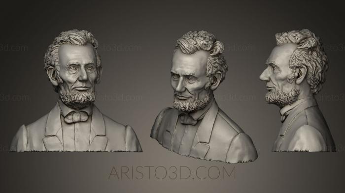 Busts and bas-reliefs of famous people (BUSTC_0004) 3D model for CNC machine